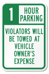 1 Hour Parking