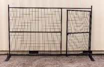 6' X 10' Galvanized Temporary Fence Man Gate Panel