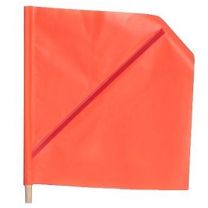 Orange Aerocade Airport Barricade Flag