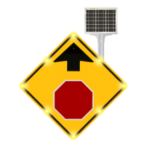 BlinkerSign Flashing LED Stop Ahead