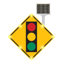 BlinkerSign Flashing Signal Ahead