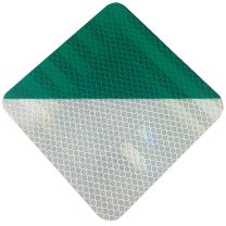 Green/White Snow Plow Reflective Marker