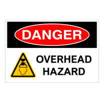 Danger - Overhead Hazard