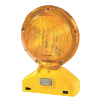Flasher Head Amber Photocell 2-Sided LED Barricade Light