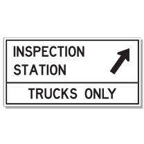 G420 Truck Inspection Station Trucks Only Turn-Off