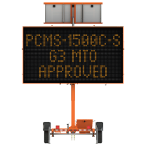Ver-Mac PCMS-1500C-S G3 MTO Trailer-Mounted Message Sign