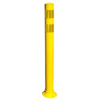 Pexco City Post SM Yellow Flexible Delineator with Base