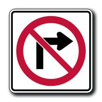 RB-11 No Right Turn (Rental)