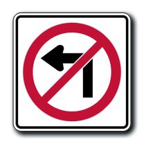 RB-12 No Left Turn (Rental)