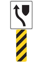 RB-25L Keep Left with WA-33R Object Marker Right (Rental)