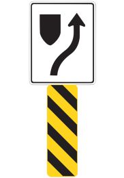 RB-25R Keep Right with WA-33L Object Marker Left (Rental)