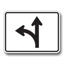 RB-61TTL Straight / Left Turns Permitted Tab