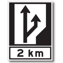 RB-30 Passing Lane 2 km Ahead