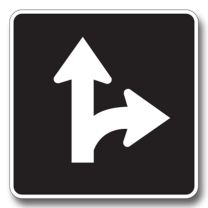 RB-44 Straight Through / Right Turn Only