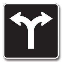 RB-45 Left / Right Turn Only