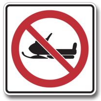 RB-65 No Snowmobiles Permitted 
