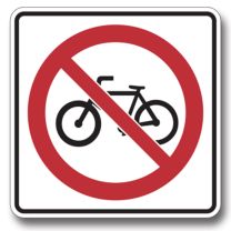 RB-67 No Bicycles Permitted 