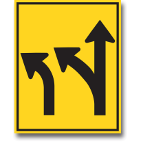 WA-51L LEFT EXIT NEXT EXIT / THROUGH 120cmX150cm