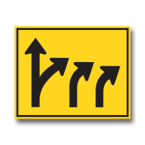 WA-53R TWO RIGHT EXIT NEXT EXIT / THROUGH 120cmX150cm