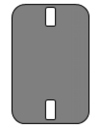 BLANK PORTRAIT 13X20 ALU .081