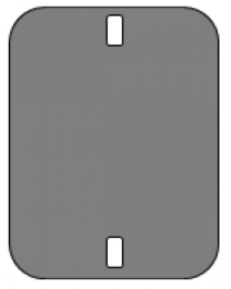 BLANK PORTRAIT 21.5X28 ALU .081