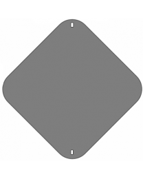 BLANK DIAMOND 75X75 STL 16GA GALVANIZED