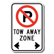 SFR-19 No Parking Tow Away Zone