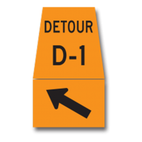 TC-10FL DETOUR DIVERSION LEFT