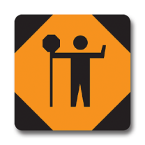 TC-21 Traffic Control Person Ahead for A-Frame (Sign Only)