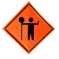 TC-21 Traffic Control Person SB Roll-Up