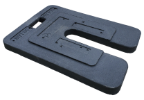 30 Lbs. Rubber U-Shaped Base