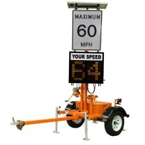 Ver-Mac SP-710V Trailer-Mounted Radar Speed Sign (Rental)
