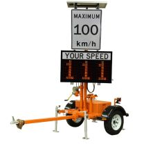 Ver-Mac SP-715V Trailer-Mounted Radar Speed Sign (Rental)