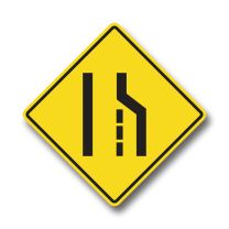 WA-23R Lane Ends Right