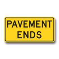 WA-25T Pavement Ends Tab