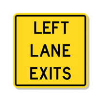 WA-56L Left Lane Exits Non-Freeway