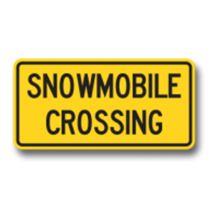 WC-18T Snowmobile Crossing Tab