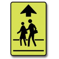 WC-2A School Crossing Ahead