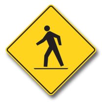 WC-7 Pedestrians Ahead