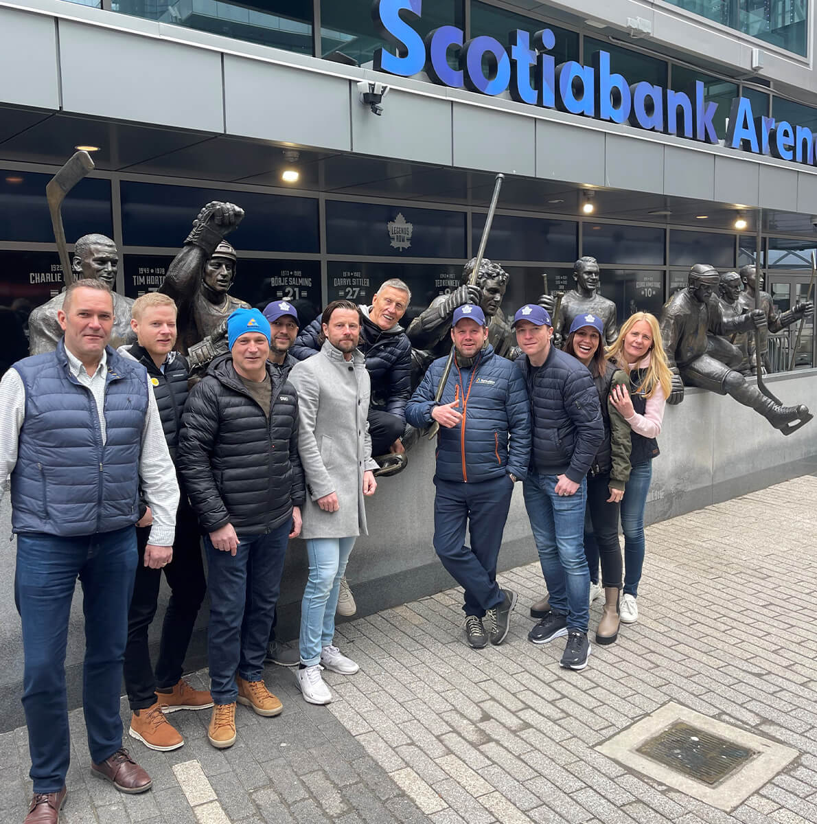 Börje Salming celebrates the first steps of Ramudden in Canada