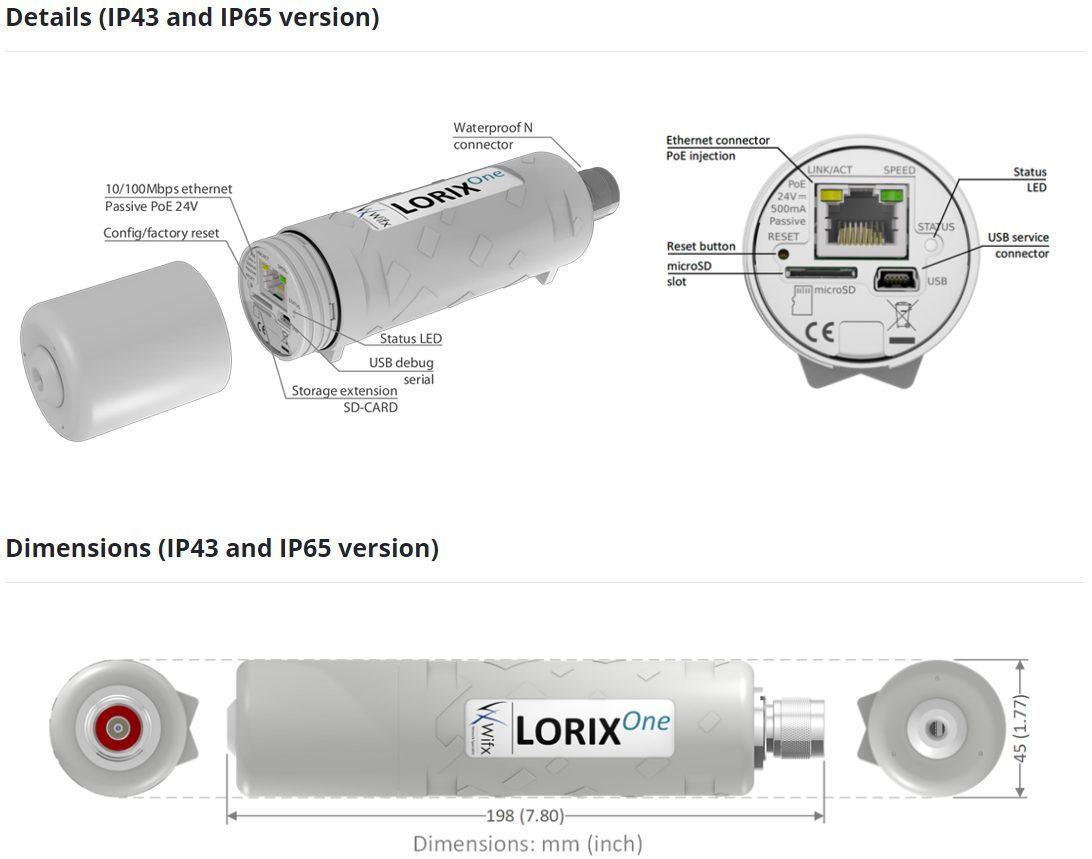 Lorix One Details & Dimensions